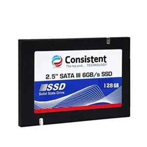 Consistent SSD 128GB 2.5 Inch SATA Internal SSD